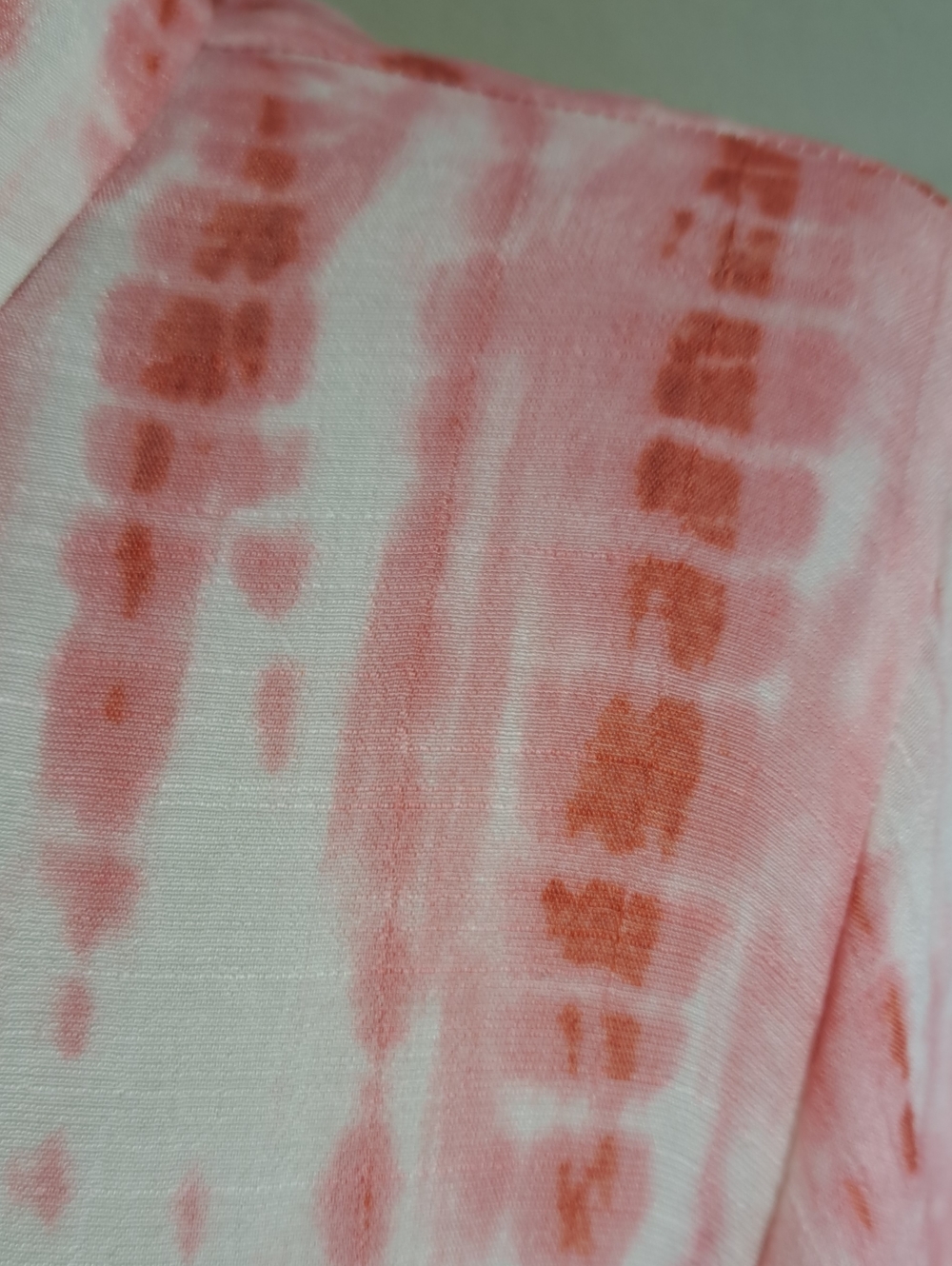 Indigo Rose Pink Tie-Dye Button Front Shirt Dress Bathing Suit Cover Up Size 2X - Picture 3 of 12